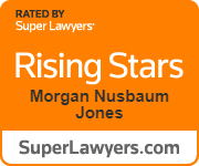 Rated by Super Lawyers Rising Stars Morgan Nusbaum Jones SuperLawyers.com